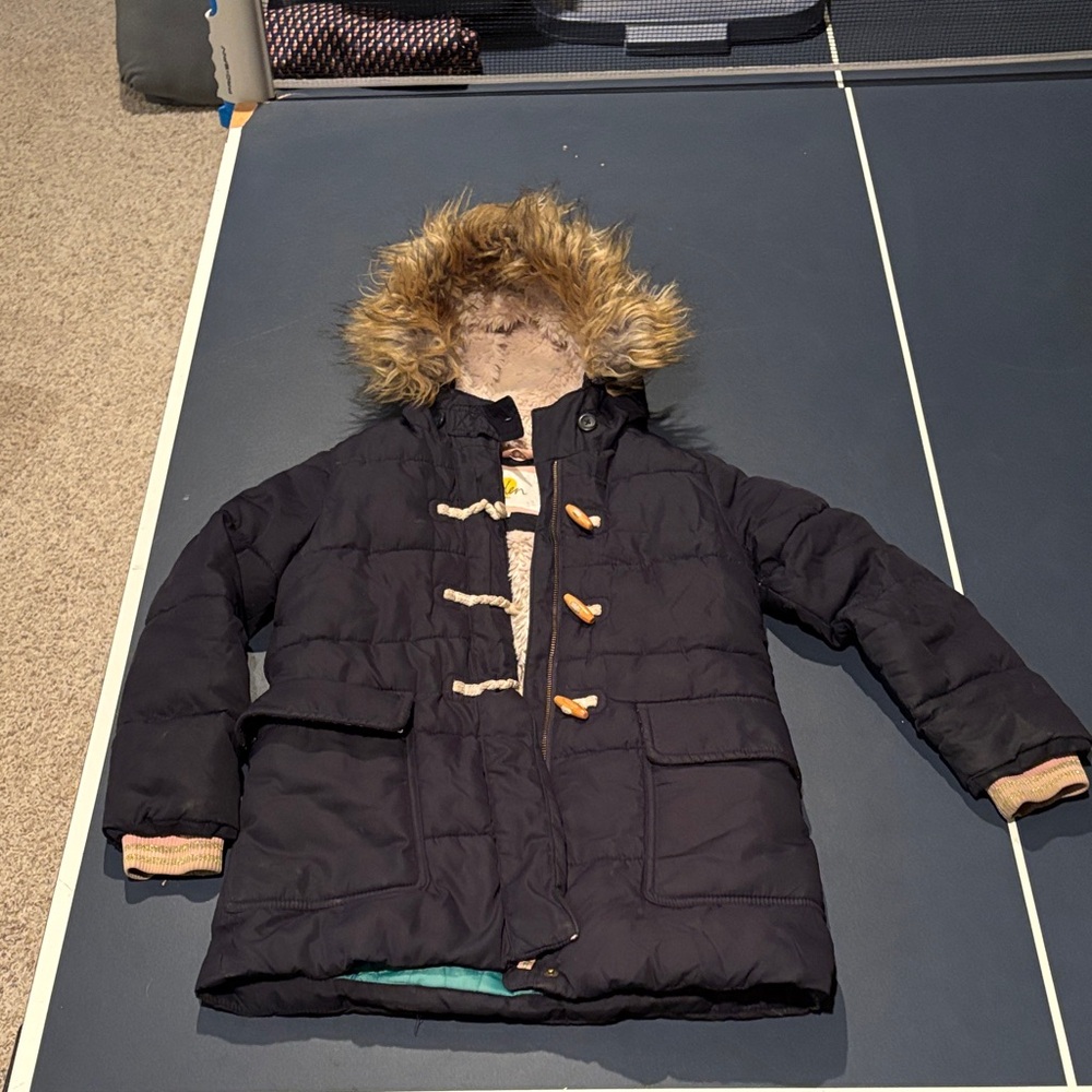 Boden Navy and Pink Coat